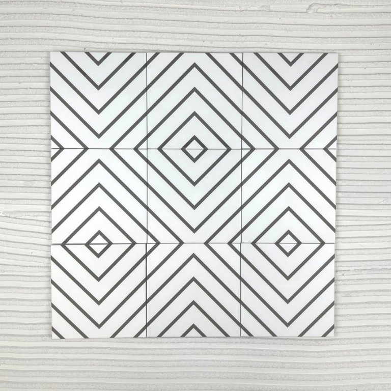 1 Tile 3 Ways NEO White Diamond 200x200