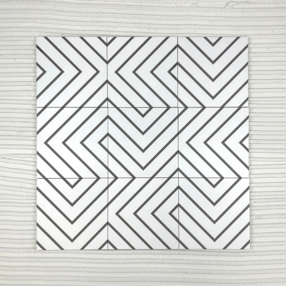 1 Tile 3 Ways NEO White Maze 200x200